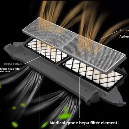 EVKITT for Tesla Model 3 Model Y 2021–2026 HEPA Air Conditioner Air Filter Element Inner & Outer Full Set Activated Carbon Cabin Filter 6-Piece Kit Replacement Accessory